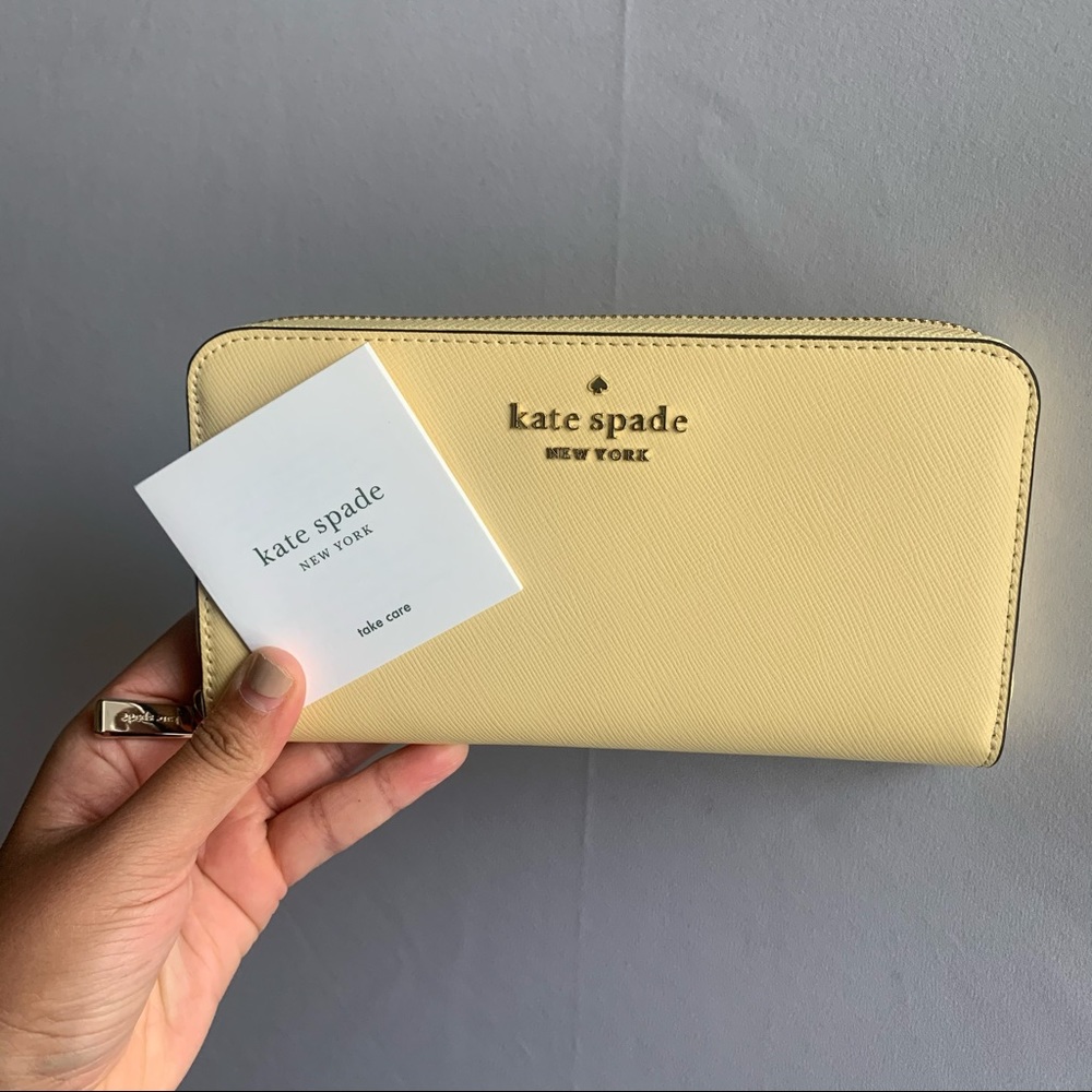 NWT Kate Spade Yellow Wallet